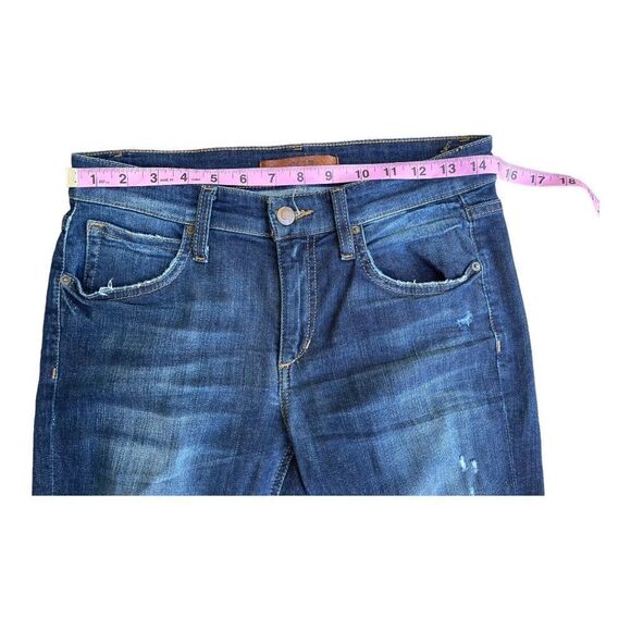 Joes Womens Jeans 26 Blue Boyfriend Slim Distressed Denim Made in USA EUC - Picture 5 of 8